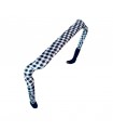 Zazzy Bands Gingham in White and Black Headband  Original
