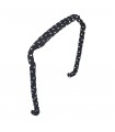 Zazzy Bandz Silver Polka Dots on Black Headband  Original