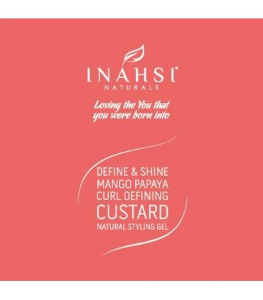 Inahsi Define & Shine Mango Papaya Curl Defining Custard 454ml
