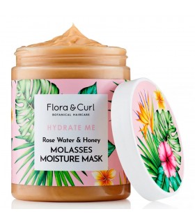 Flora & Curl Hydrate Me Rose Water & Honey Molasses Moisture Mask 300ml